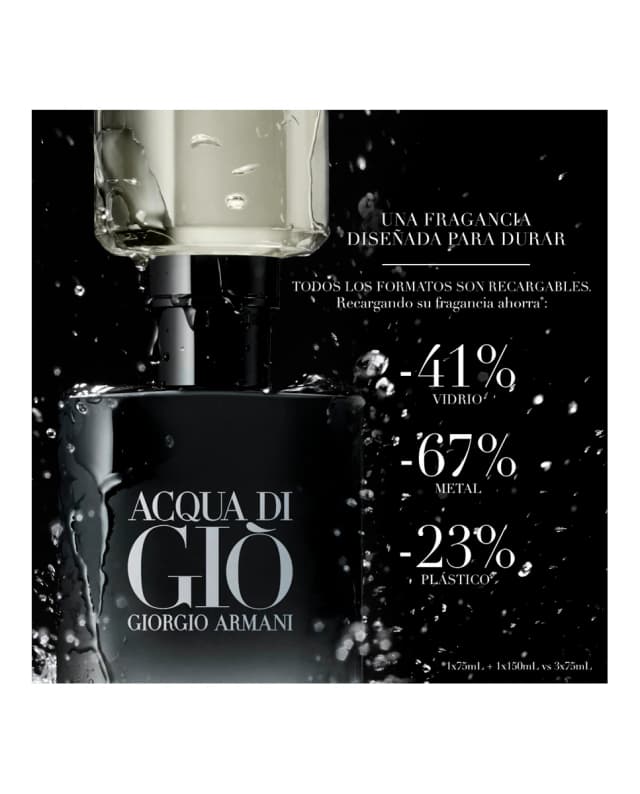Detalle 2 de Giorgio Armani Acqua di Giò Homme Parfum 150 ml 🌊