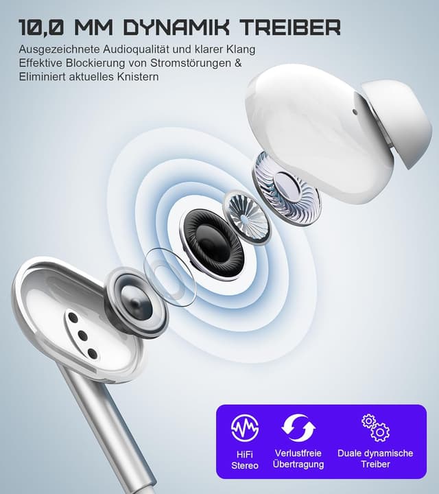 Detalle 2 de TUBhanggai USB C Kopfhörer S25 S24 kompatibel