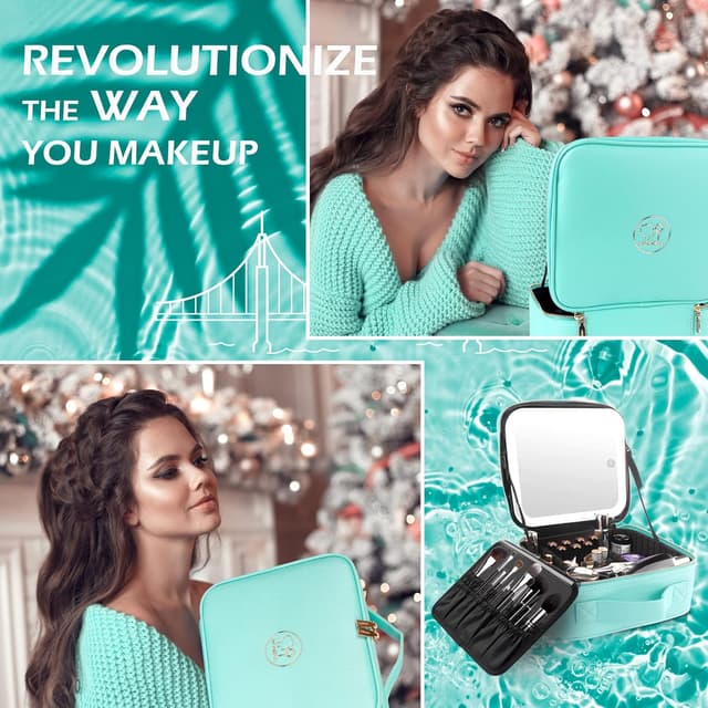 Thumbnail 6 de MOMIRA Travel Makeup Bag with Lighted Mirror