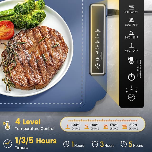 Thumbnail 1 de Kourice Warming Mat 4-Level Temperature ⚡