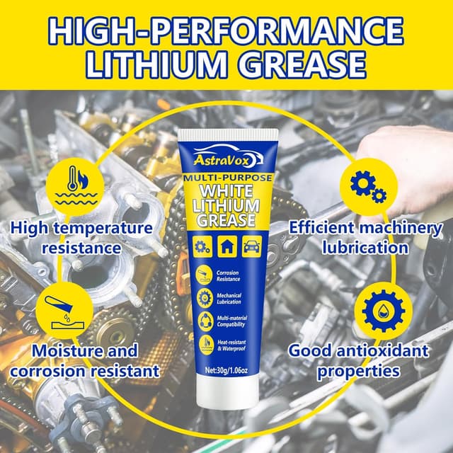 Thumbnail 1 de AstraVox White Lithium Grease 1.06oz