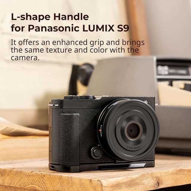 Detalle 2 de SmallRig L-Shape Handle 4517 für Panasonic LUMIX S9 mit Arca-Schnellwechselplatte