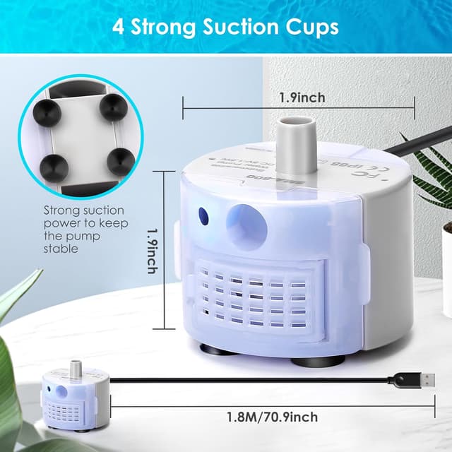 Thumbnail 2 de Katze Wasserbrunnen Pumpe