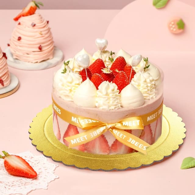 Thumbnail 5 de WDZGX Cake Board 20cm Tortenunterlage Rund 6 Stück Gold