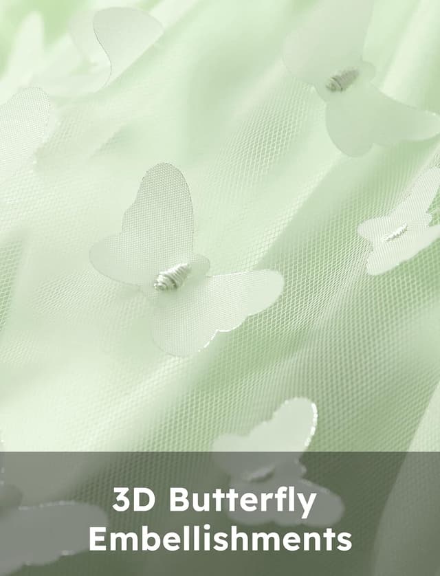 Detalle 2 de PATPAT Abito principessa baby girl in tulle con pom pom e stampa a stelle, manica corta