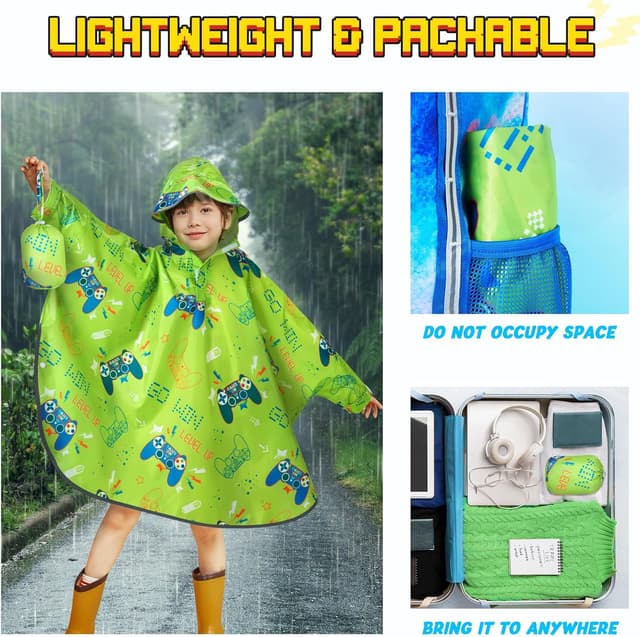 Detalle 2 de WAWSAM Regenponcho Kinder Regenjacke