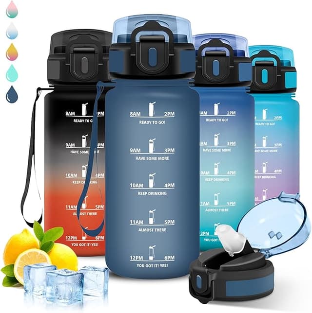 Imagen de Cantimplora Infantil 500ml A Prueba de Fugas con Pajita 🥤 en OfertitasTOP