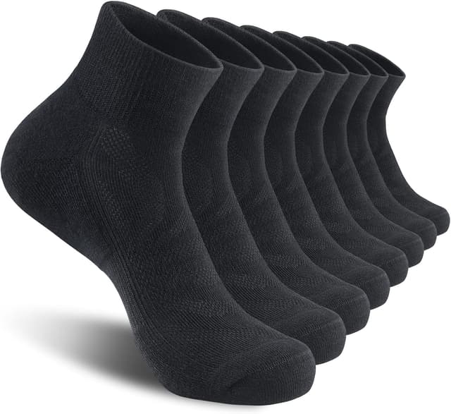 Imagen de Natugloe Quarter Sportsocken 8 Paar Baumwolle en OfertitasTOP