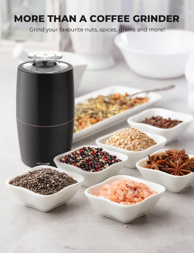 Thumbnail 5 de KYG Electric Coffee Grinder 300 W, 70 g capacity