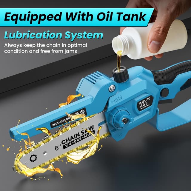 Thumbnail 4 de Makita 18V Mini tronçonneuse batterie 4000mAh 1000W