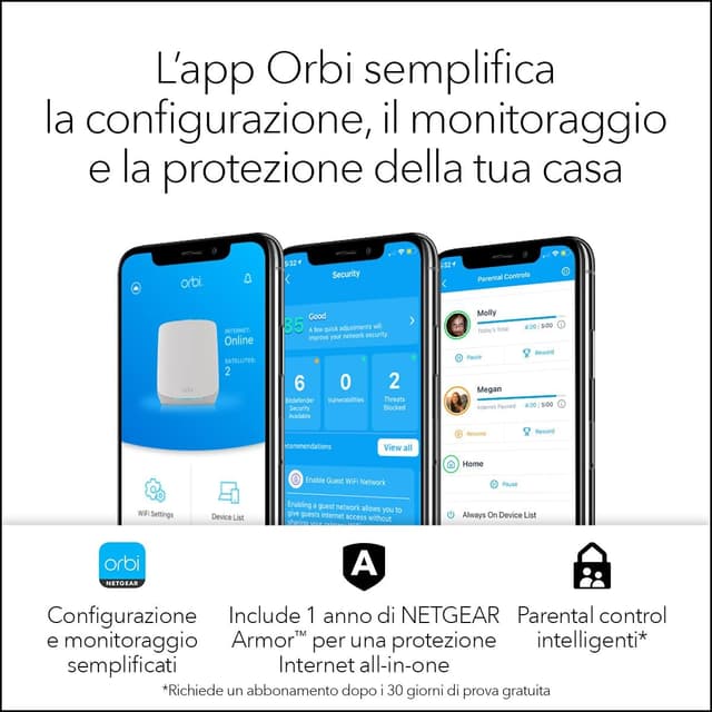 Thumbnail 4 de NETGEAR Orbi RBK763S WiFi Mesh AX5400