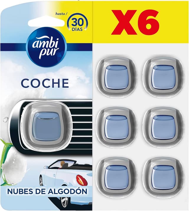 Detalle de Ambi Pur Nubes Algodón Difusor 6 Unidades