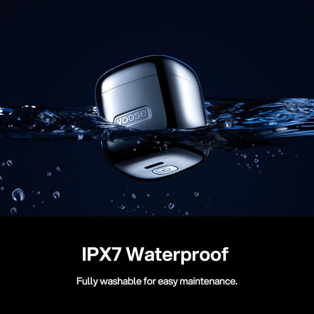 Detalle de yoose 2 in 1 Tagliapeli Naso e Rasoio Elettrico ricaricabile USB-C, impermeabile IPX7 con testine intercambiabili