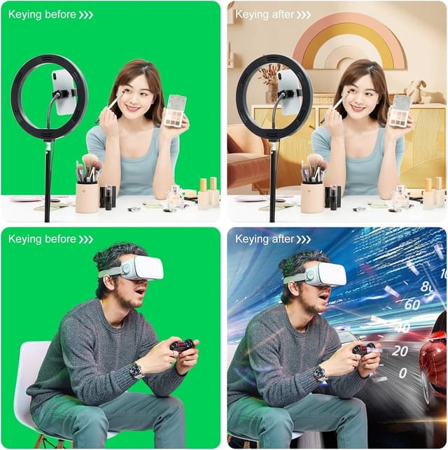 Thumbnail 5 de PULUZ Greenscreen Backdrop with Stand 2x2m