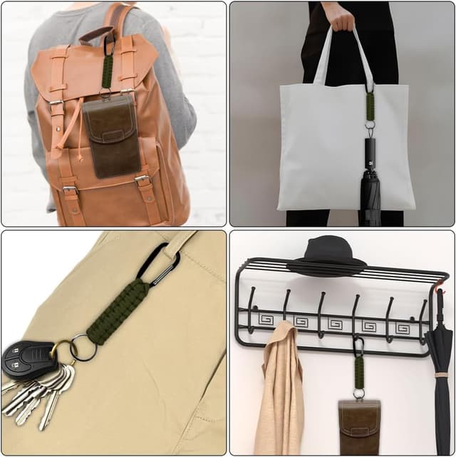 Thumbnail 5 de OFFCUP Mousqueton Tressé Paracorde 15 cm Porte-clés