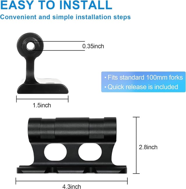 Thumbnail 2 de Fahrrad Vorderradgabel Vielseitige Gabelhalterung