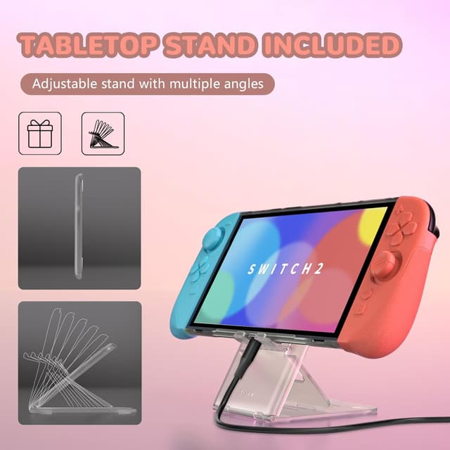 Thumbnail 5 de playvital Ranger Grip Case for Nintendo Switch 2, ergonomic stand