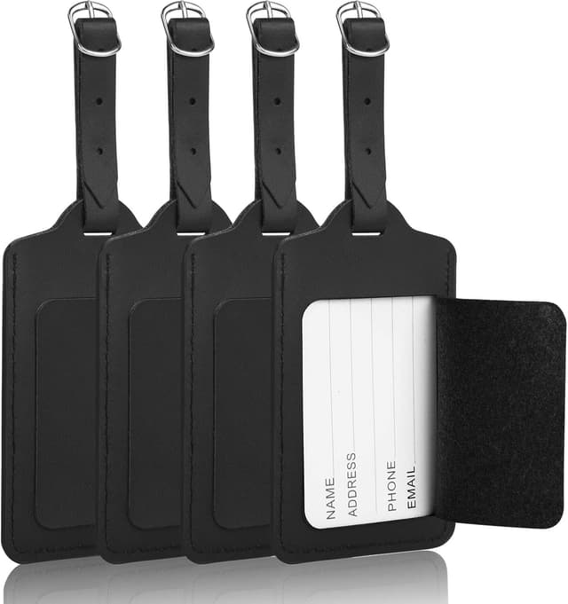 Imagen de flintronic Étiquettes d'identification noir 4 pcs en OfertitasTOP