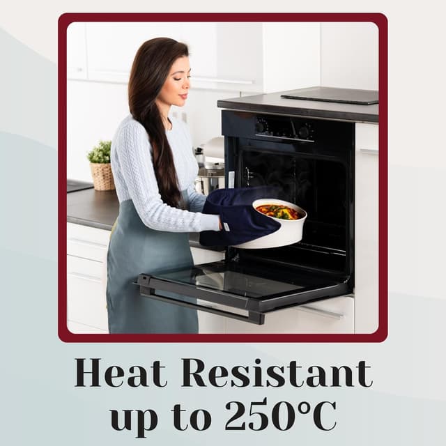 Thumbnail 4 de Laffair Double Oven Gloves 2-in-1 Heat Protection