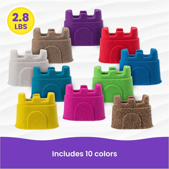 Thumbnail 4 de Kinetic Sand Castle Pack 10-Color
