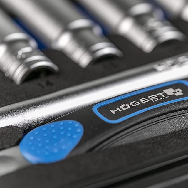 Thumbnail 4 de Högert HT1R465 Set attrezzi 3/8" 36 pezzi
