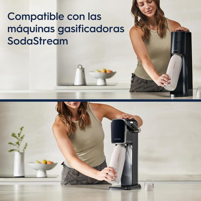 Thumbnail 6 de SodaStream fizz&go Stainless Steel - Botella de 900 ml