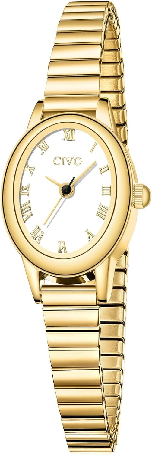 Detalle de CIVO CIVO Vintage Armbanduhr für Damen 15-16 cm