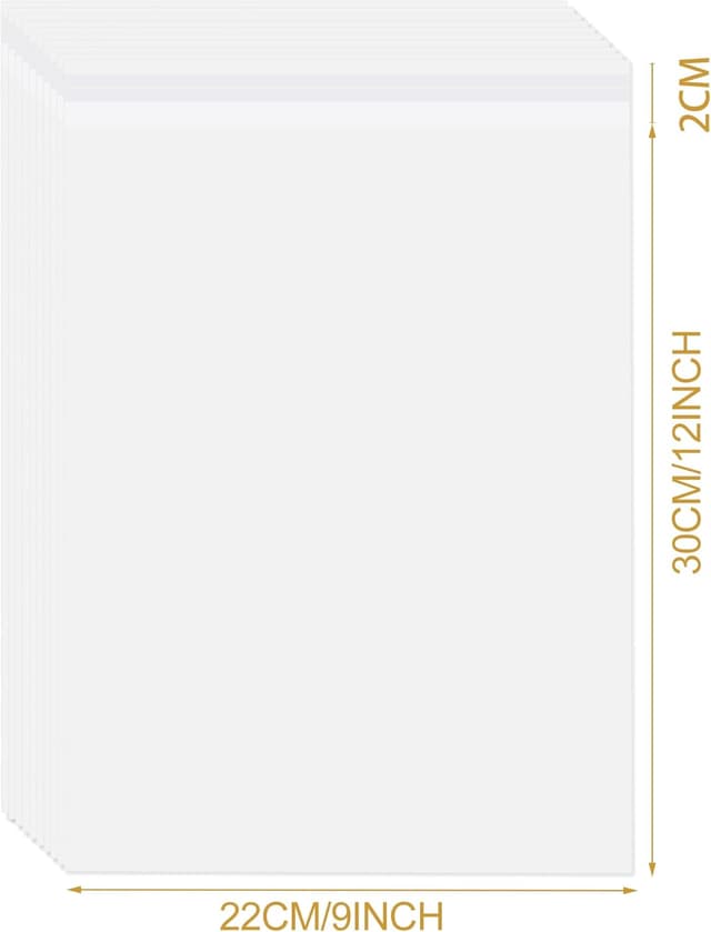 Detalle 2 de A4 Clear Self-adhesive Bags 100 pack, 22 x 30 cm