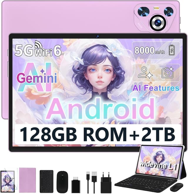 Detalle de Dghrti Tablet 10 Zoll Android mit 8.000 mAh