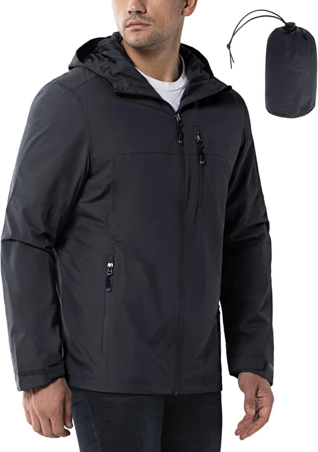 Imagen de 33,000ft Regenjacke Herren 8000 mm Wasserdicht en OfertitasTOP