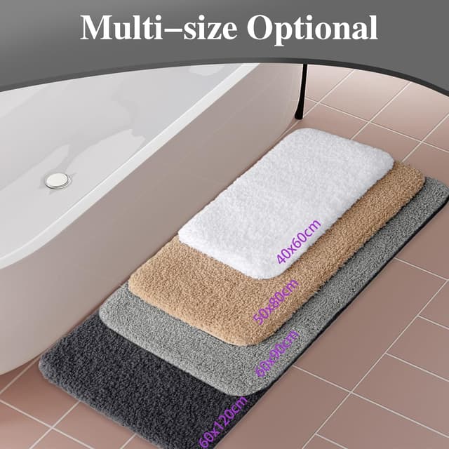 Thumbnail 1 de wyewye Mikrofaser-Badematte 60x90 cm