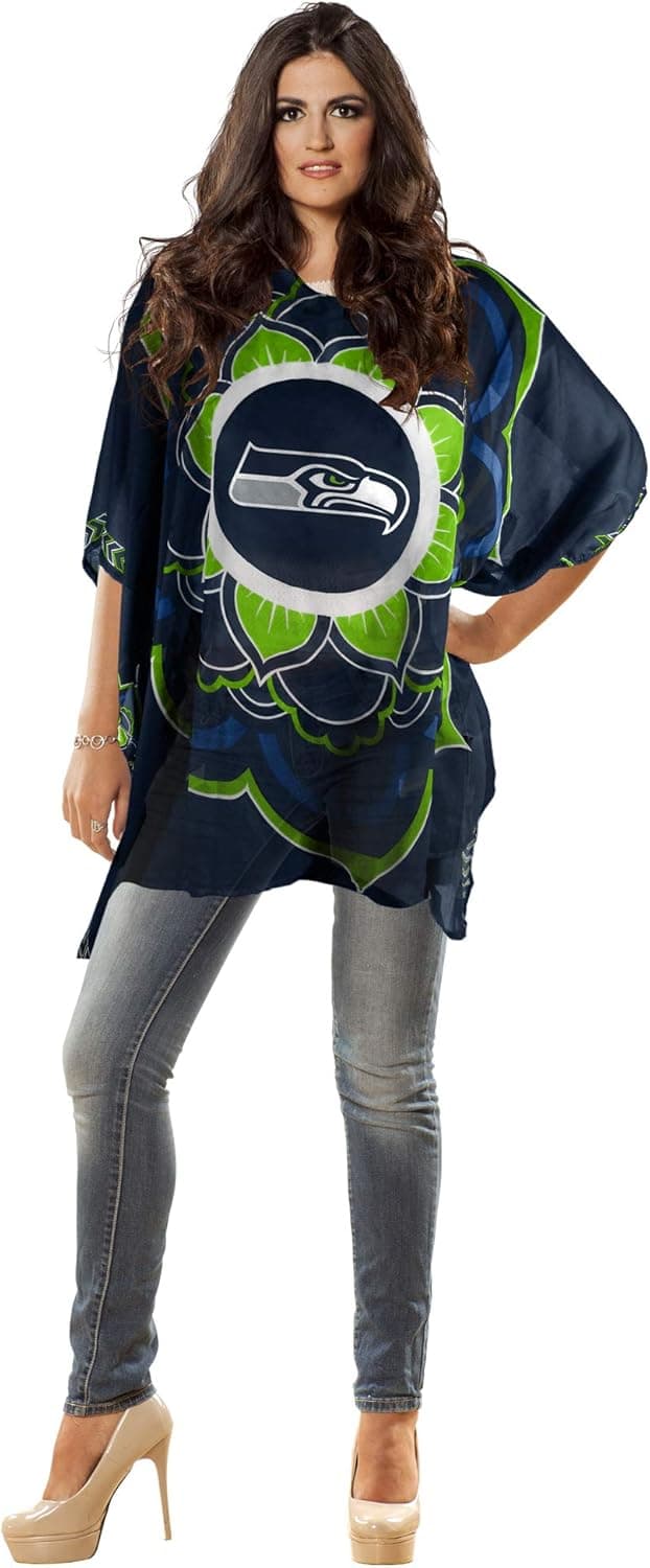 Detalle de Littlearth NFL Caftan Flower Design – Officially Licensed Teams, Free Size