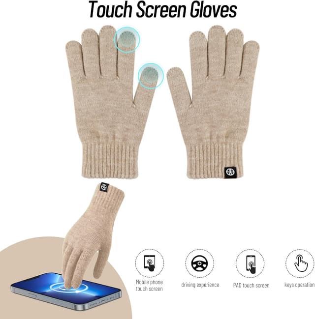 Detalle 1 de Nenkarn 3 in 1 winter hat scarf set