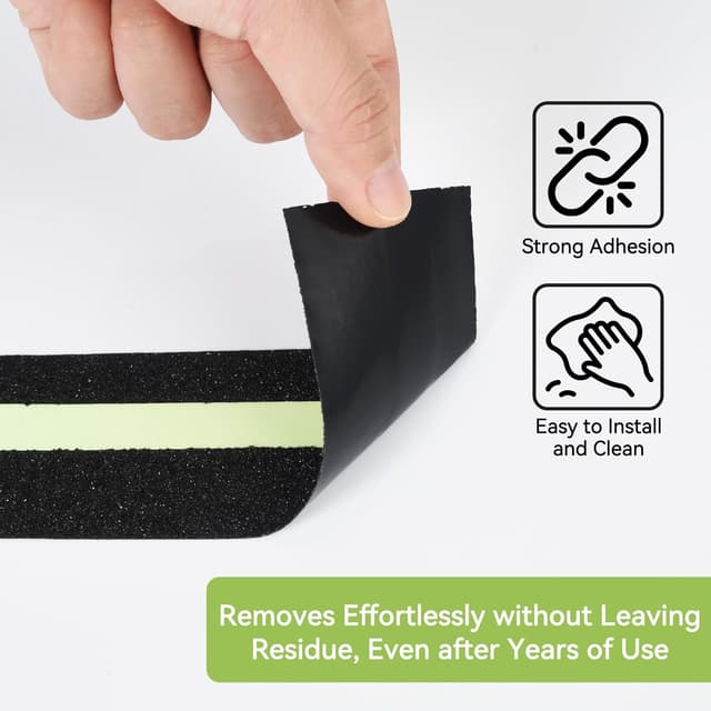 Thumbnail 2 de OTraki Adesivo Antiscivolo Nero 50 mm x 10 m