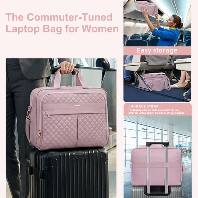 Thumbnail 5 de WIRABO 17,3 Zoll Laptoptasche Damen