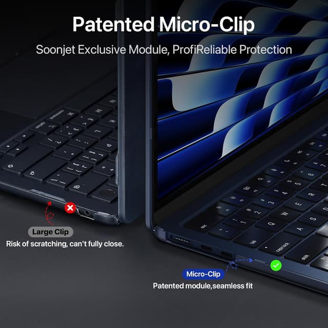 Thumbnail 6 de Soonjet MacBook Air 15 Case Midnight Clear