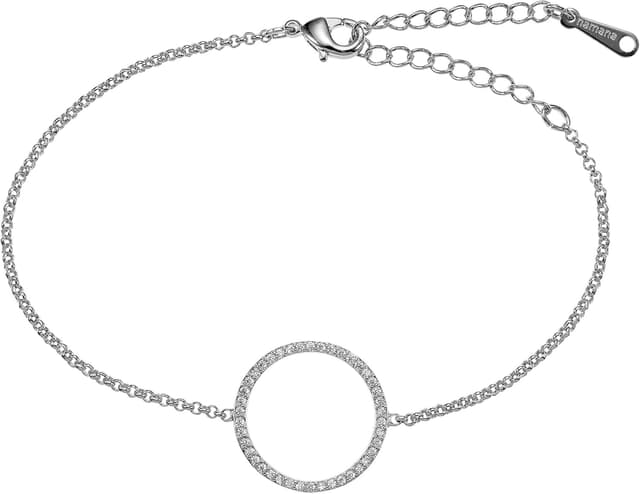 Detalle de Bracciale a cerchio Namana da donna con zirconi cubici AAA e confezione regalo