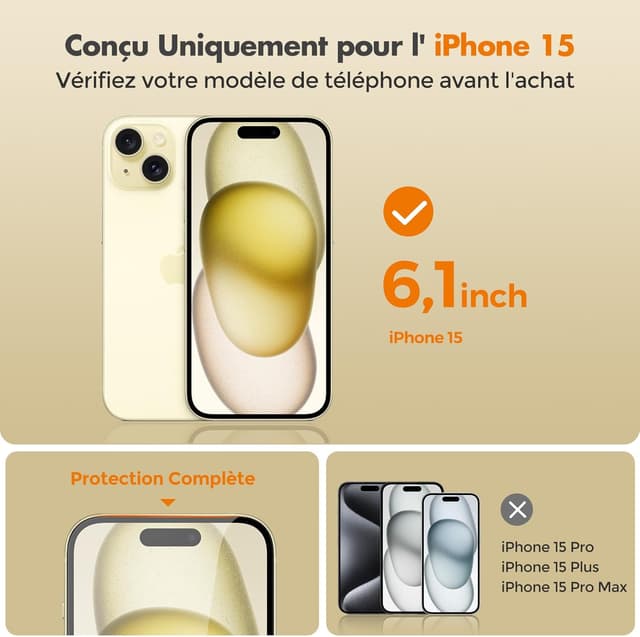 Thumbnail 1 de UNBREAKcable Verre trempé 6,1 pouces protection