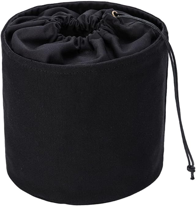 Detalle de YONBEN Grand organisateur de sac main rond en toile (noir, L) : l’insert pratique pour mieux ranger