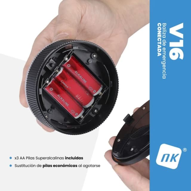 Detalle 2 de Nk DP-EL2024-C1 Luz de emergencia V16 conectada geolocalizable