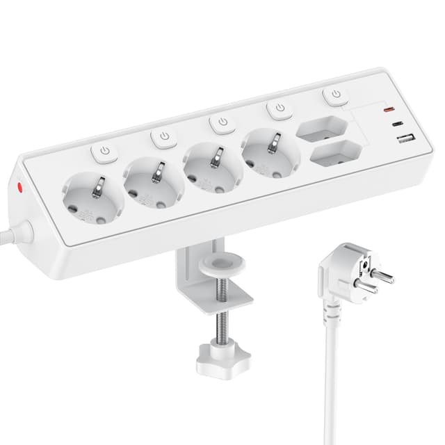 Detalle de Ciabatta Multipresa PD 30W 6 prese e 3 USB