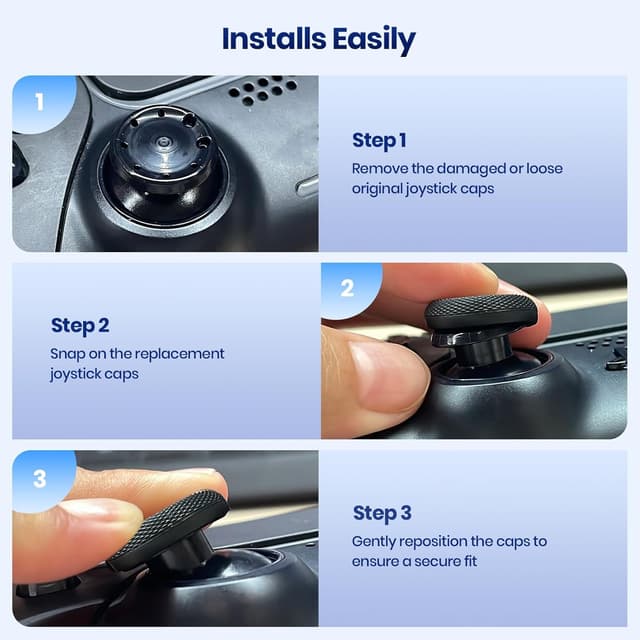 Thumbnail 4 de NEWDERY Thumb Grip Joystick Caps 10pcs