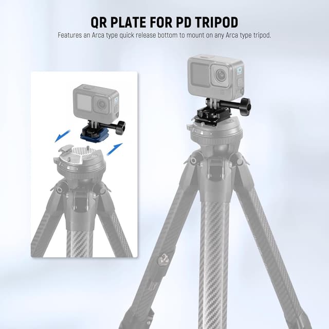 Detalle de NEEWER QR016 backpack strap mount adapter