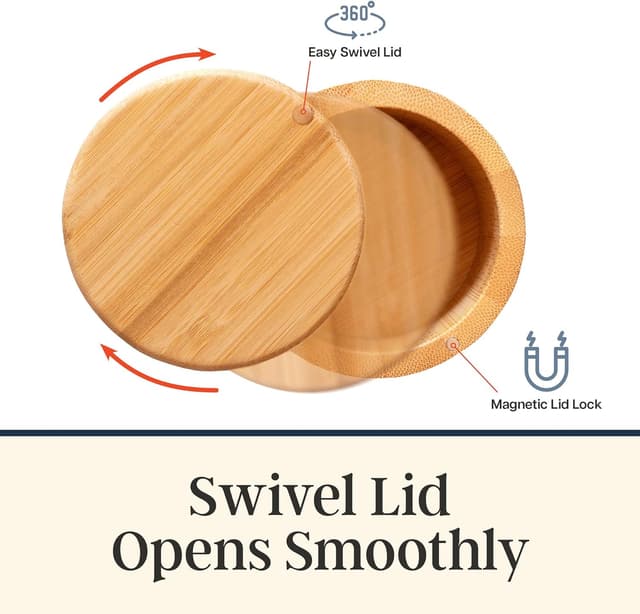 Thumbnail 4 de Totally Bamboo Salt Cellar 6 oz 🧂