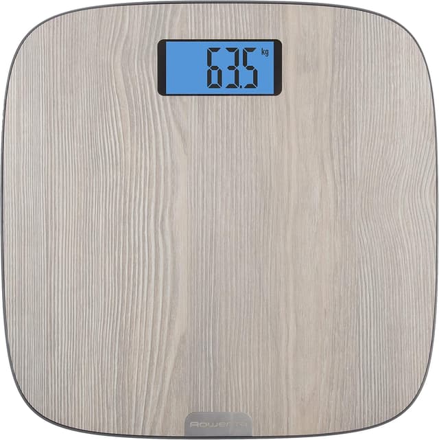 Detalle de Rowenta BS1600 Origin bilancia pesapersone digitale ultra sottile effetto legno fino a 160 kg