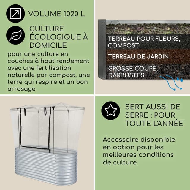 Thumbnail 3 de blumfeldt High Grow Straight Potager surélevé