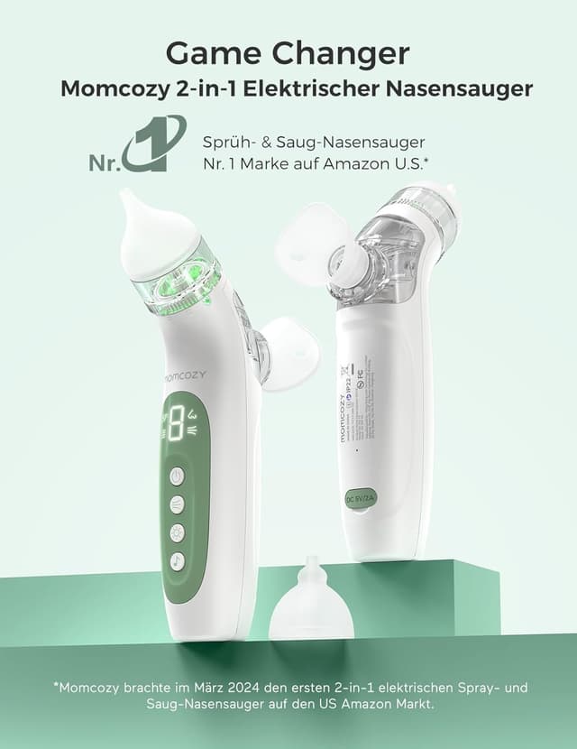 Thumbnail 1 de Momcozy BreezyClear Nasensauger 65 kPa für Babys