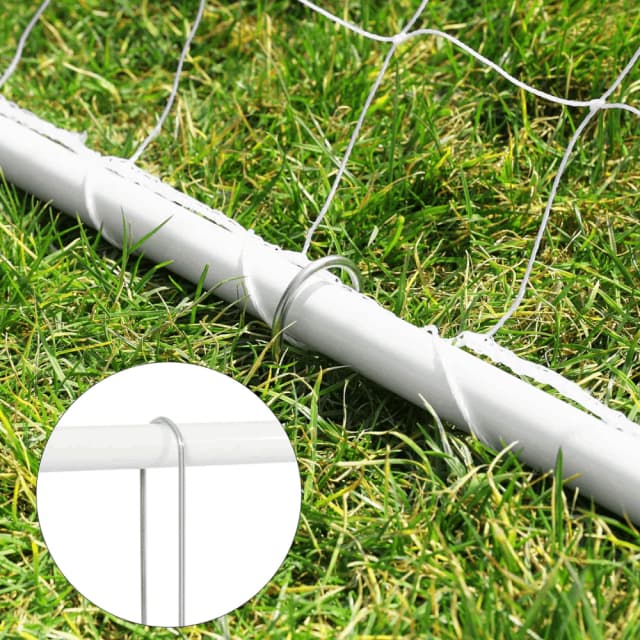 Thumbnail 2 de Devessport Portería de fútbol PVC blanca 3×2 m