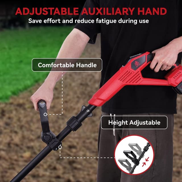 Detalle de Cordless Tiller Rotavator 550W Electric