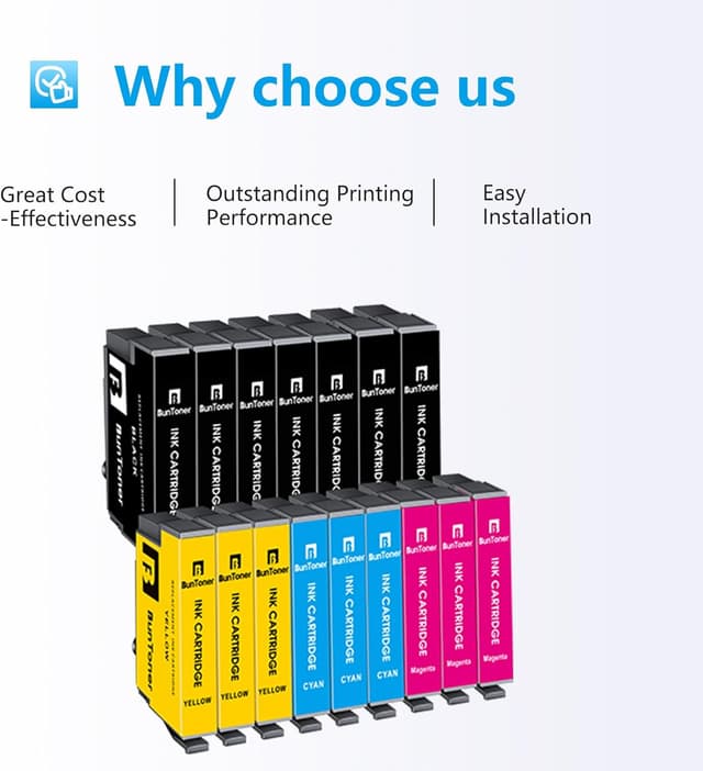 Detalle de BunToner kompatible Epson 604XL Patronen (16er-Pack) für XP 3200 / XP 4200 / Workforce WF-2910 bis WF-2950